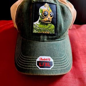 NWT Superflex Stretchfit Sleestack Hat. Retro Vintage Land of The Lost! L XL